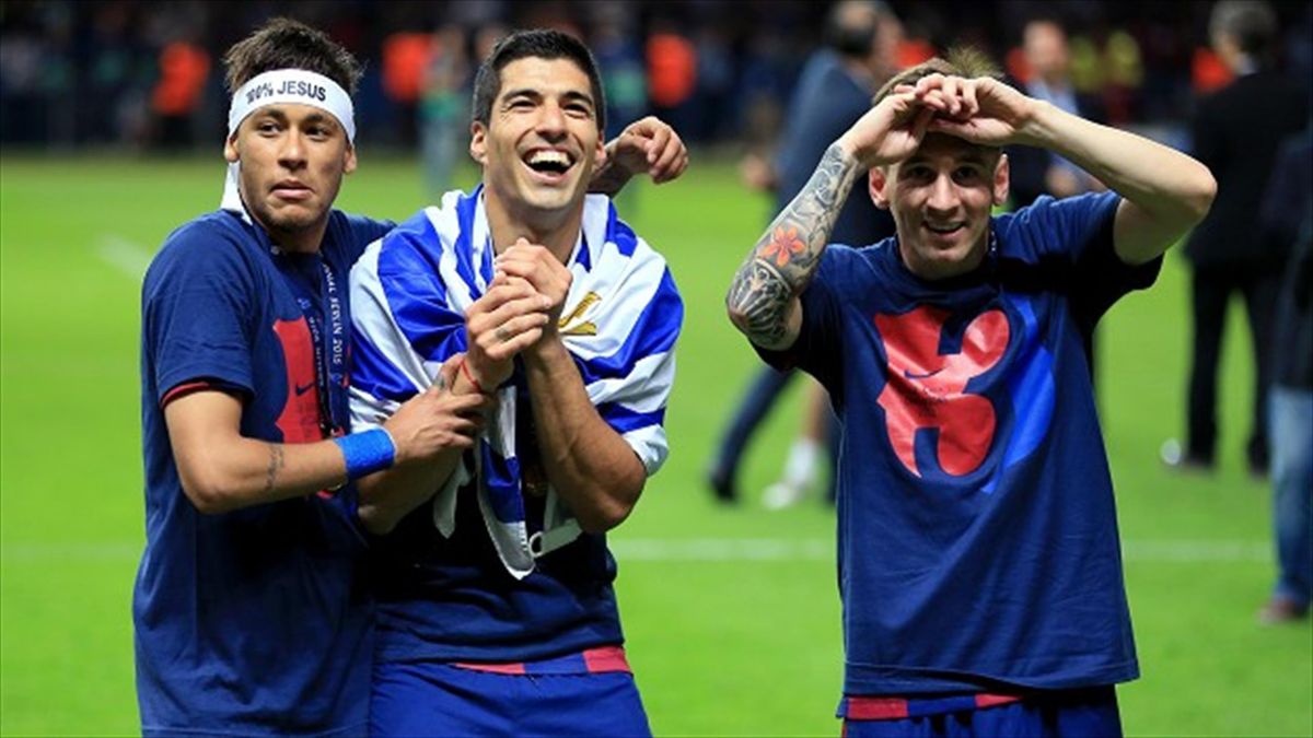 Luis Enrique: Lionel Messi, Luis Suarez and Neymar aren't happy until they  score - Eurosport