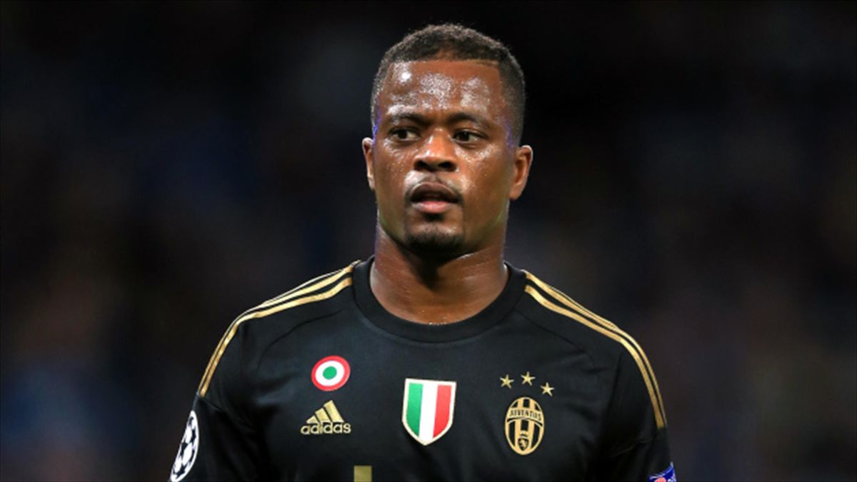 Patrice Evra had a couple of chances early on for Juventus