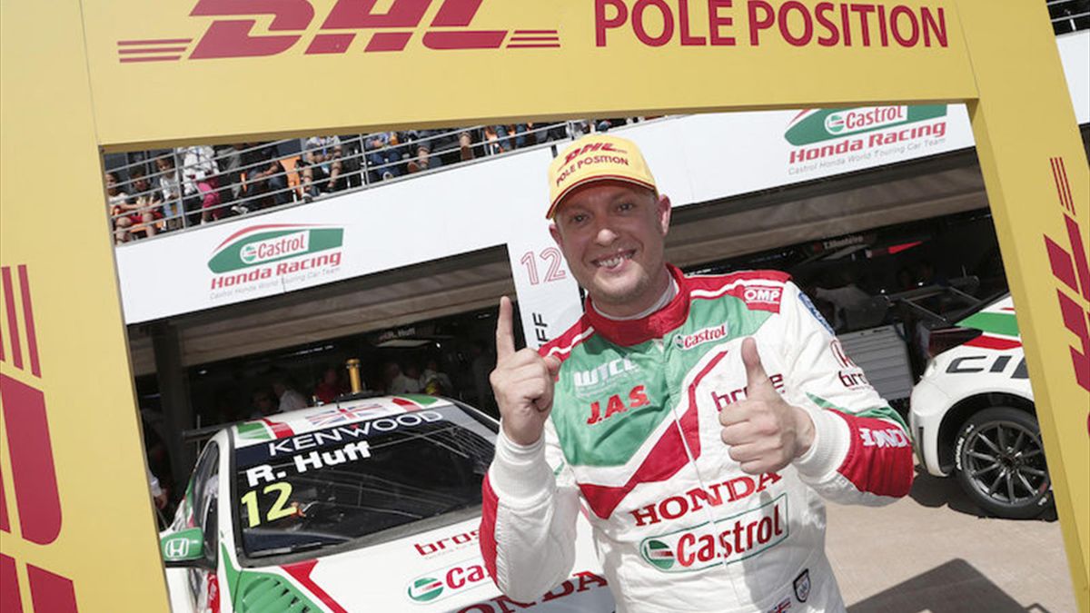 HUFF Rob (GBR) Honda Civic team Castrol Honda WTCC ambiance portrait pole position during the 2016 FIA WTCC World Touring Car Race of Morocco at Marrakech, from May 6 to 8  2016 - Photo Jean Michel Le Meur / DPPI.