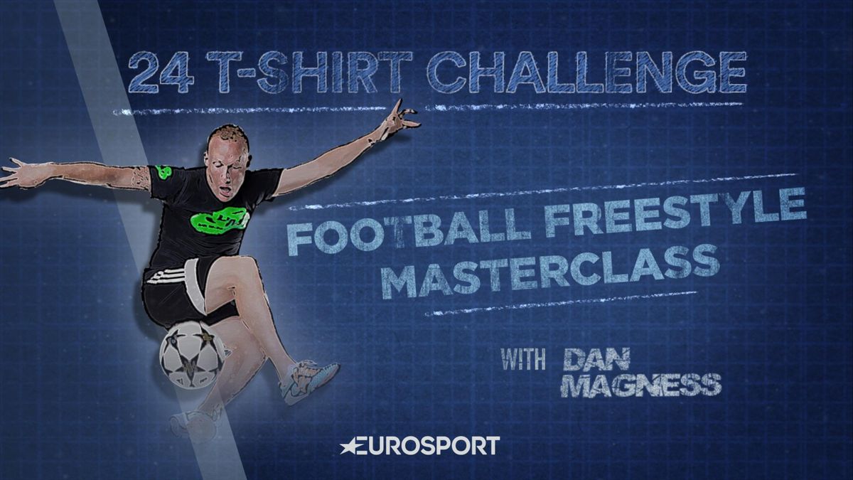 WATCH Football Freestyle 24 t-shirt challenge!