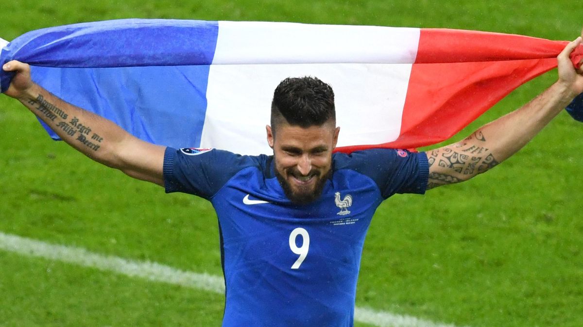 France No9 Giroud Blue Soccer Country Jersey