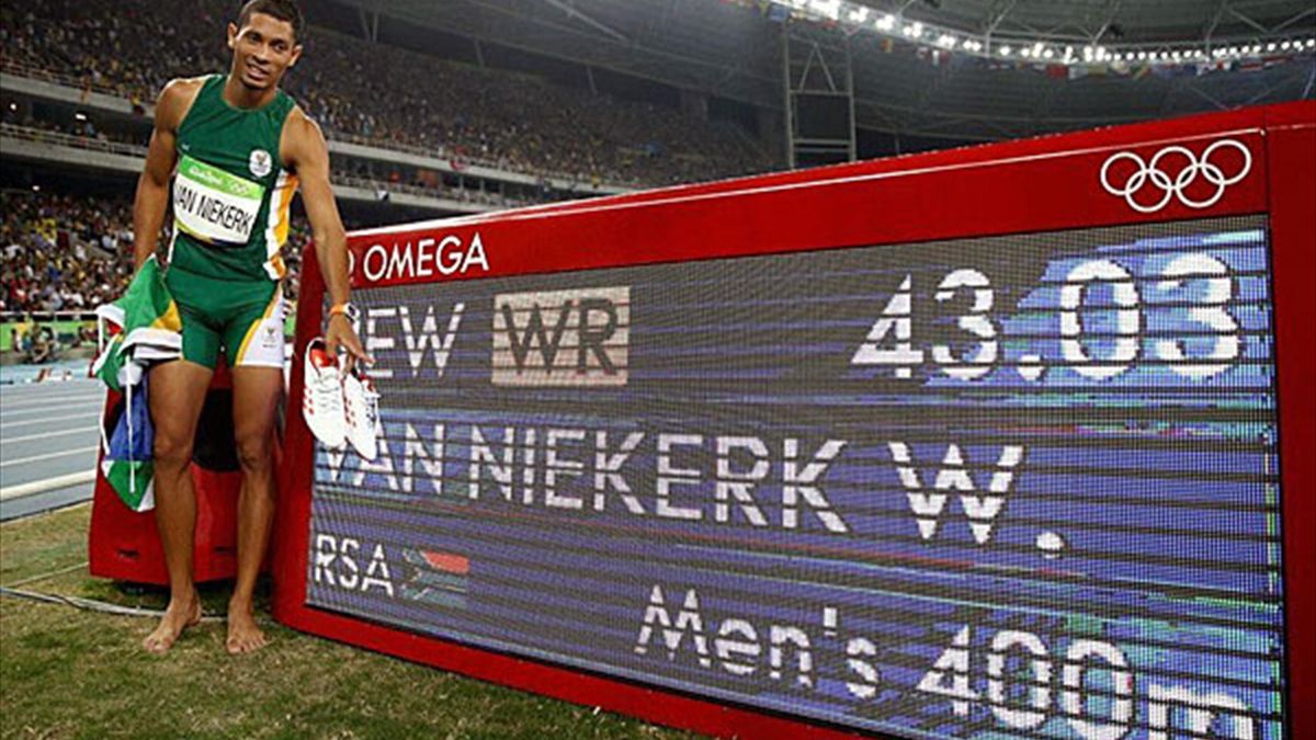 Wayde van Niekerk recordman à Rio