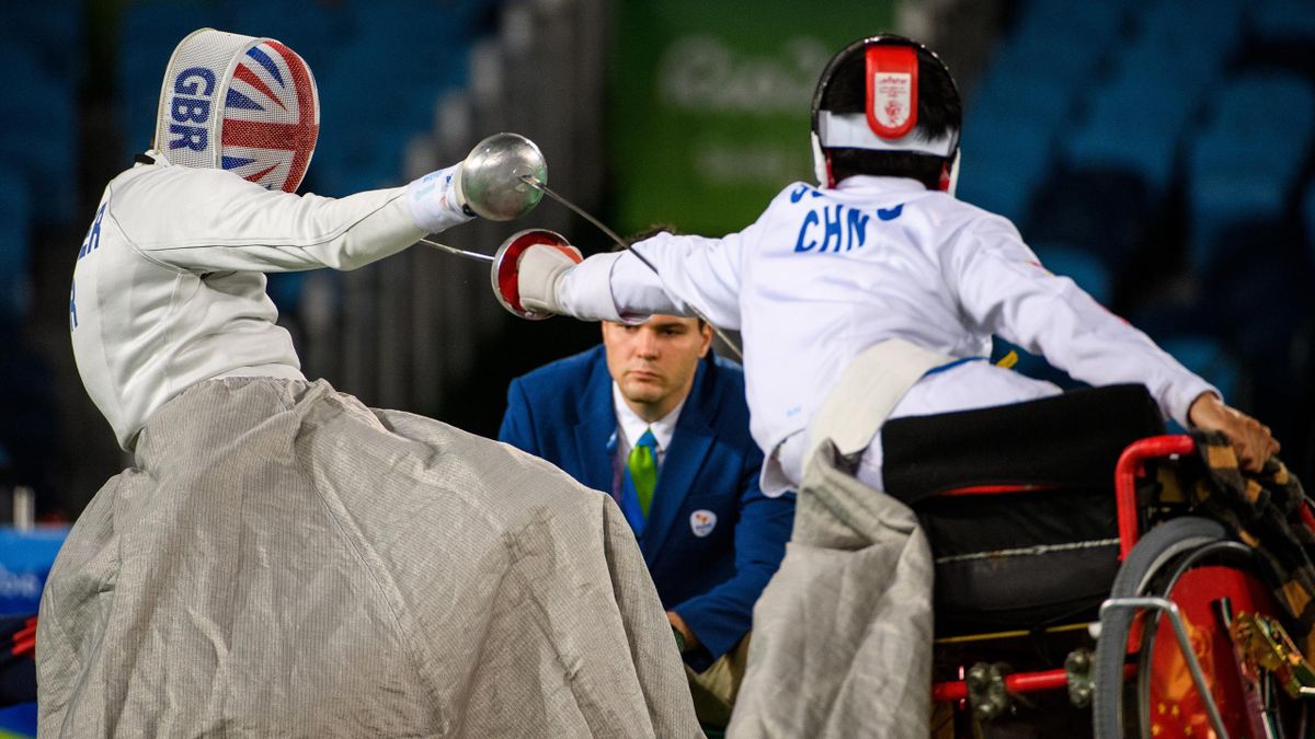 Vio Merits Favourite With Wheelchair Fencing Foil Victory At Rio 16 Paralympics Eurosport