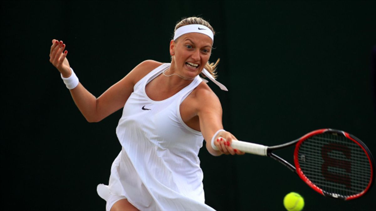 Top seed Petra Kvitova secured a place in the second round of the Luxembourg Open