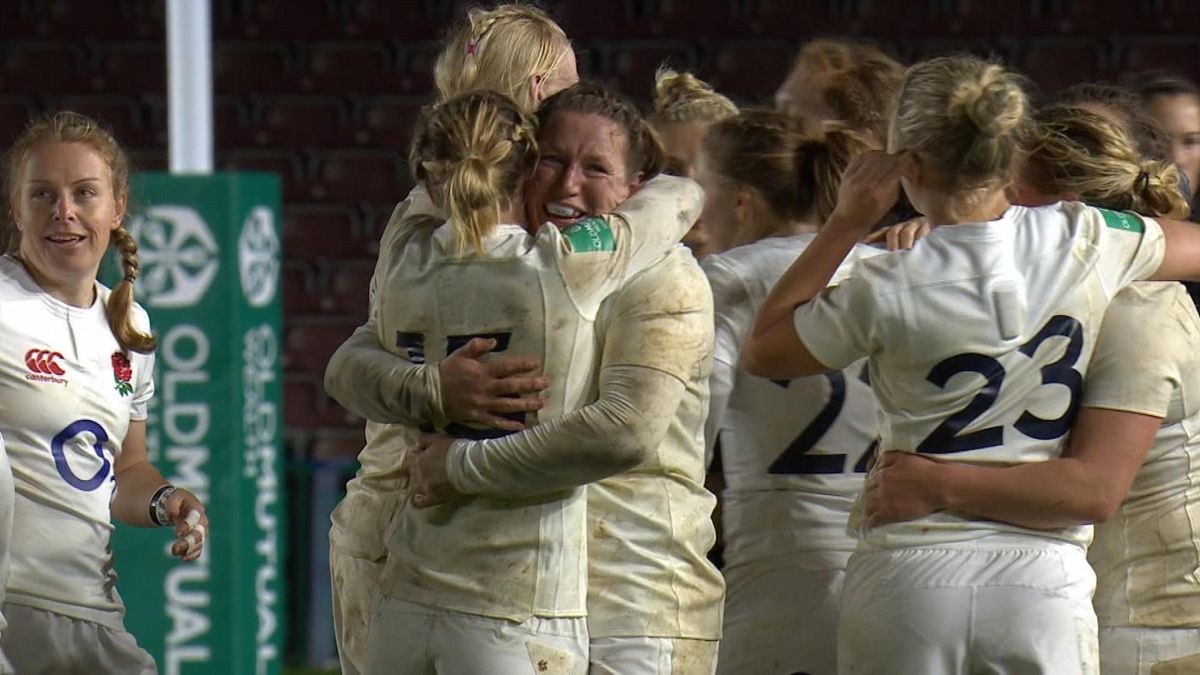 1110 Women Rugby: England vs. France