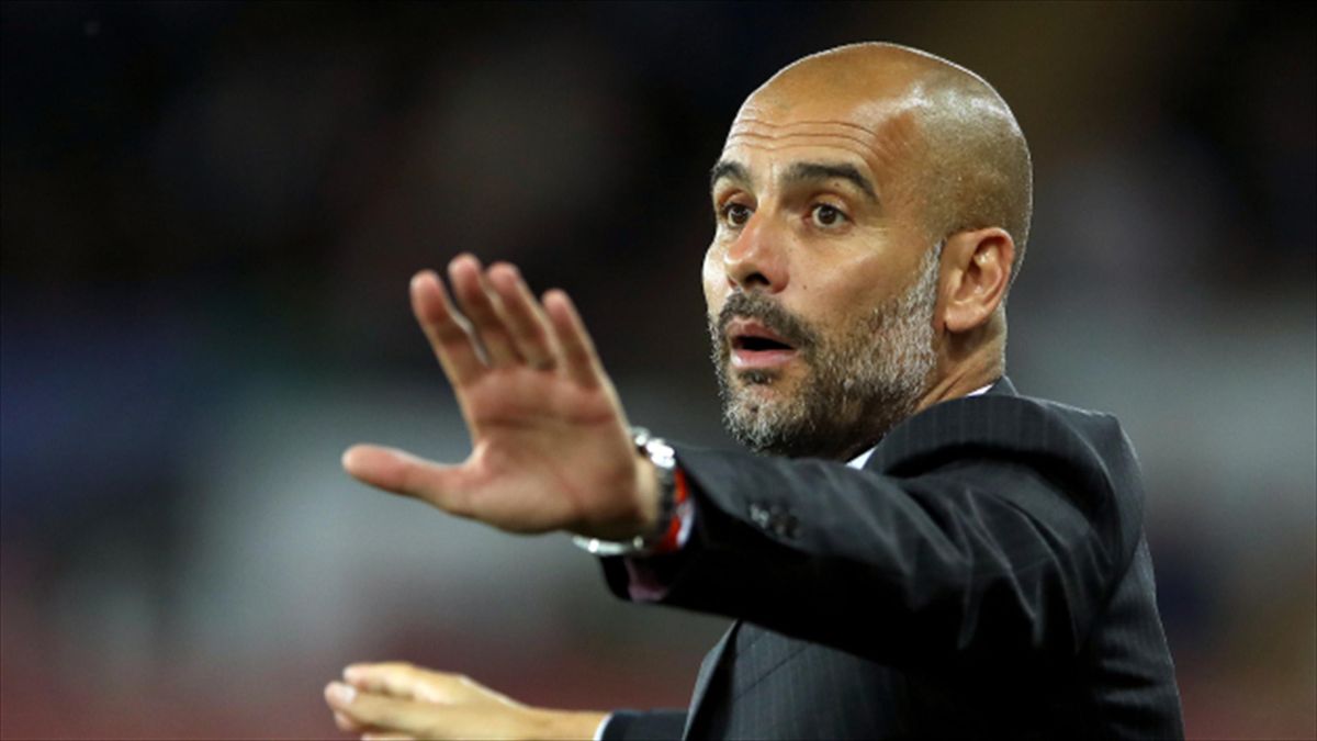 Pep Guardiola was pleased after Manchester City reached the Champions League knockout stages