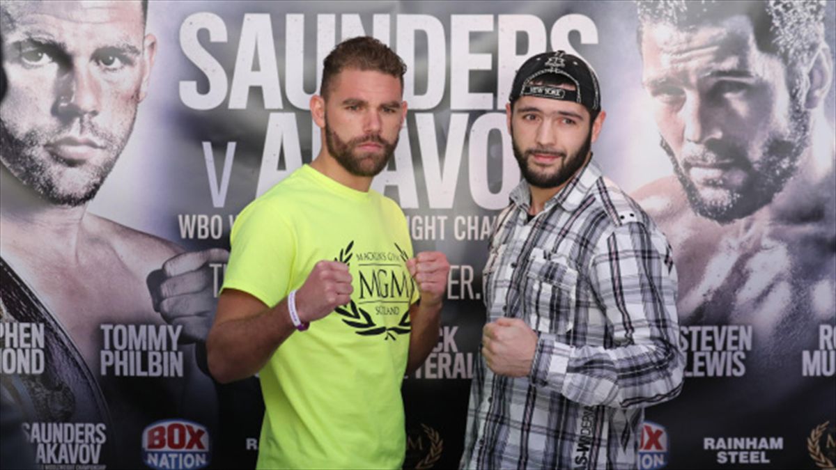 Billy Joe Saunders set for first WBO title defence against Artur Akavov