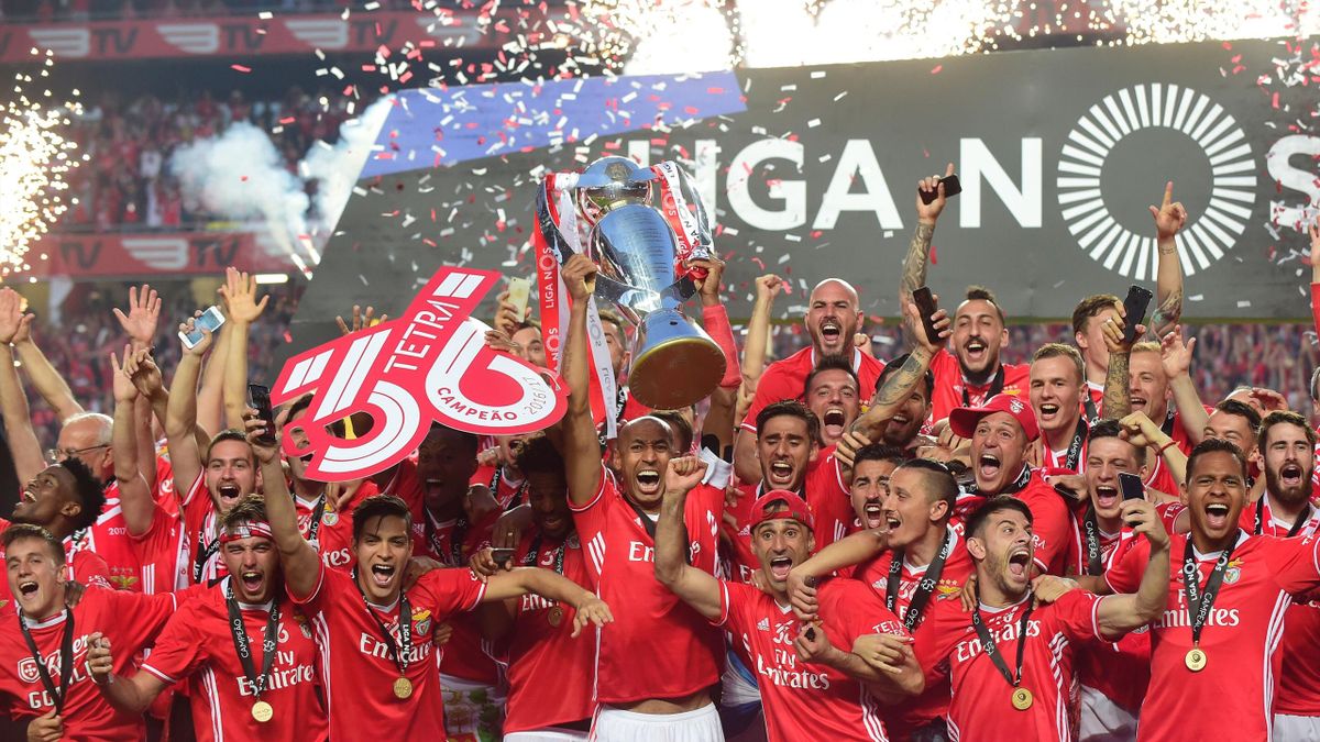 Le Benfica Lisbonne s'adjuge son 36e titre national, le 4e de suite -  Eurosport