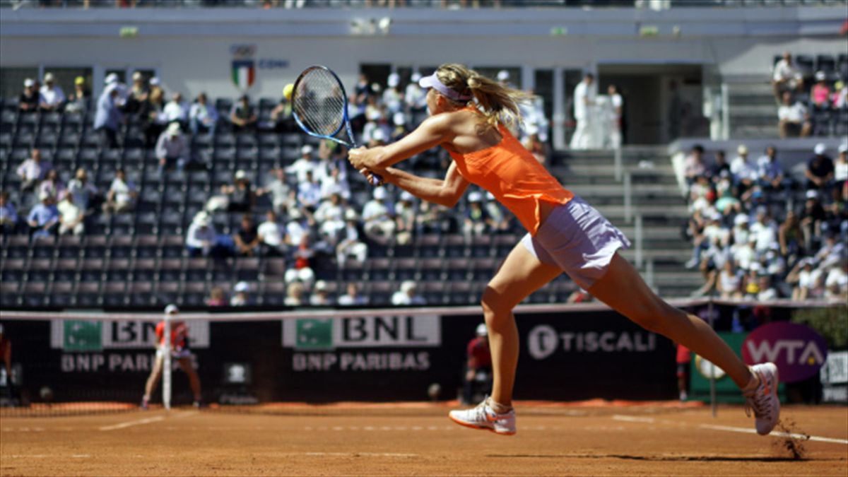 Maria Sharapova through to second round in Rome - Eurosport