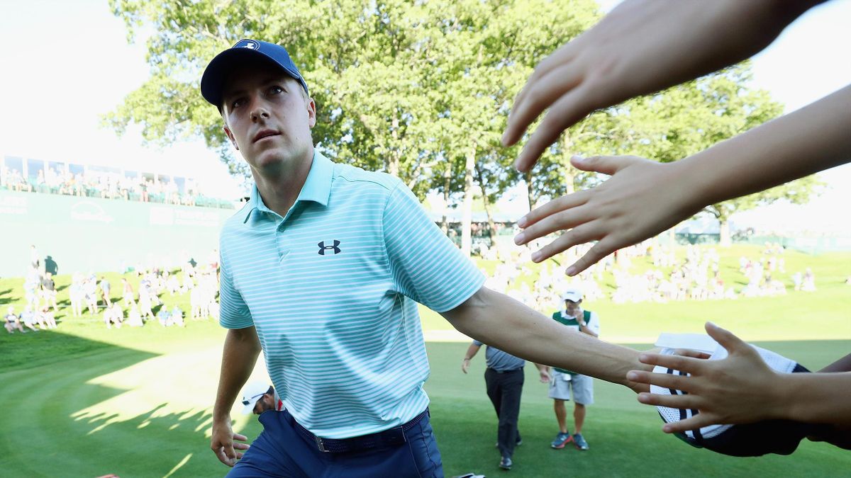 Jordan Spieth birdies last for one shot lead at Travelers Eurosport