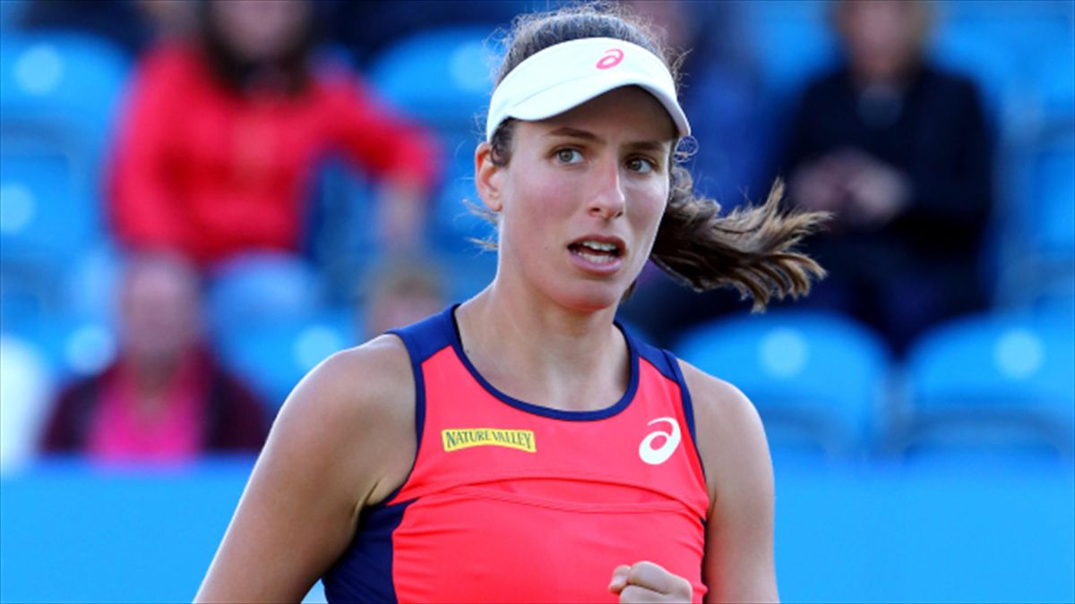 Johanna Konta has come up with new ways to handle the pressure at Wimbledon