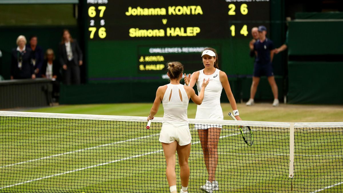 Johanna Konta v Simona Halep quarter-final broke BBC record for womens Wimbledon match