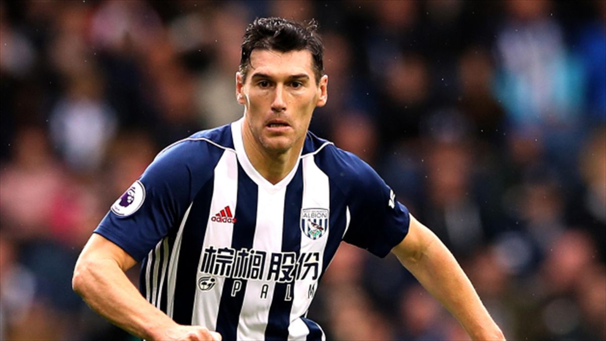 West Brom's Gareth Barry made his record-equalling 632nd Premier League appearance on Saturday