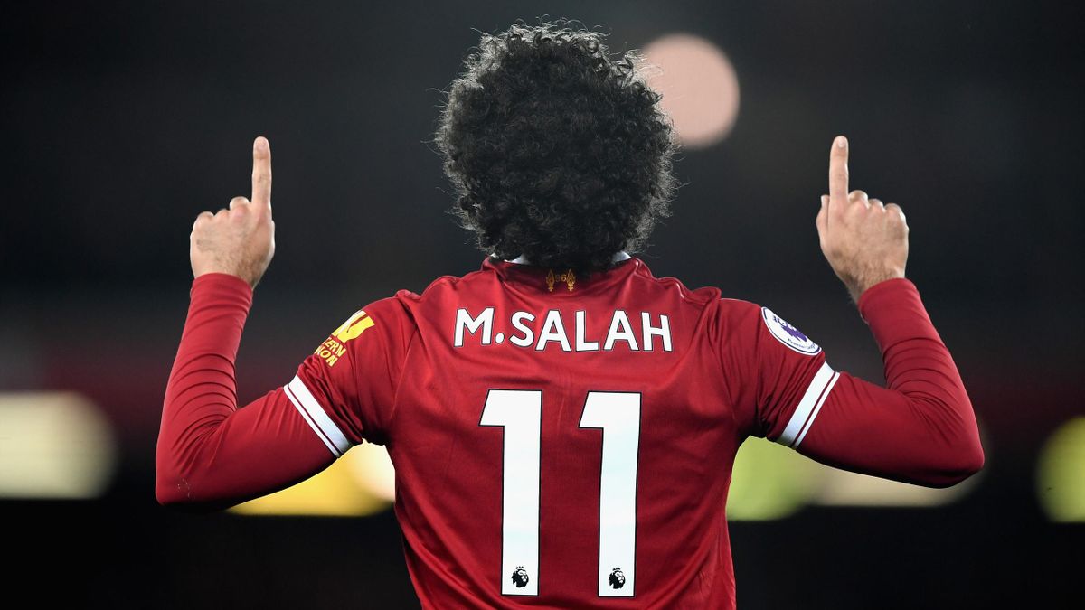 Egyptian Mo Salah making it lucky number 11 for Liverpool