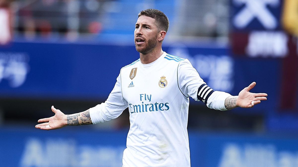 Coup dur pour le Real Madrid : Sergio Ramos pourrait être suspendu en  demi-finale - Eurosport