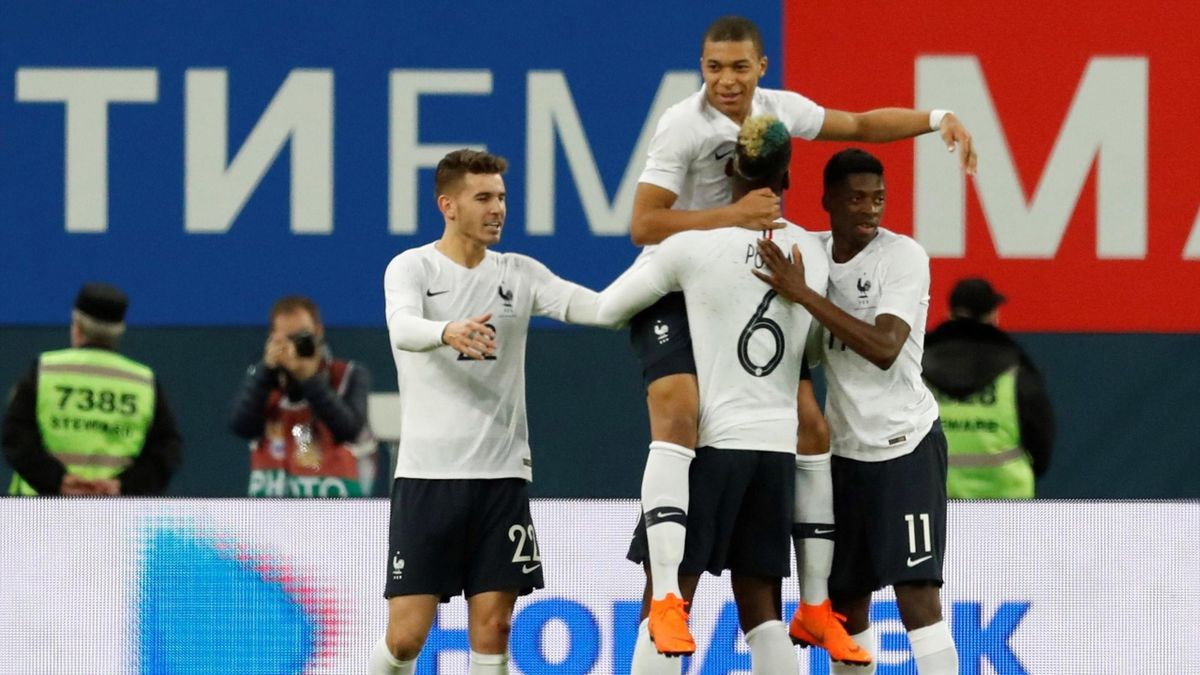 Cordelia tratar con Ambiente Amistosos Internacionales, Rusia-Francia: Mbappé ya apunta al Mundial (1-3)  - Eurosport