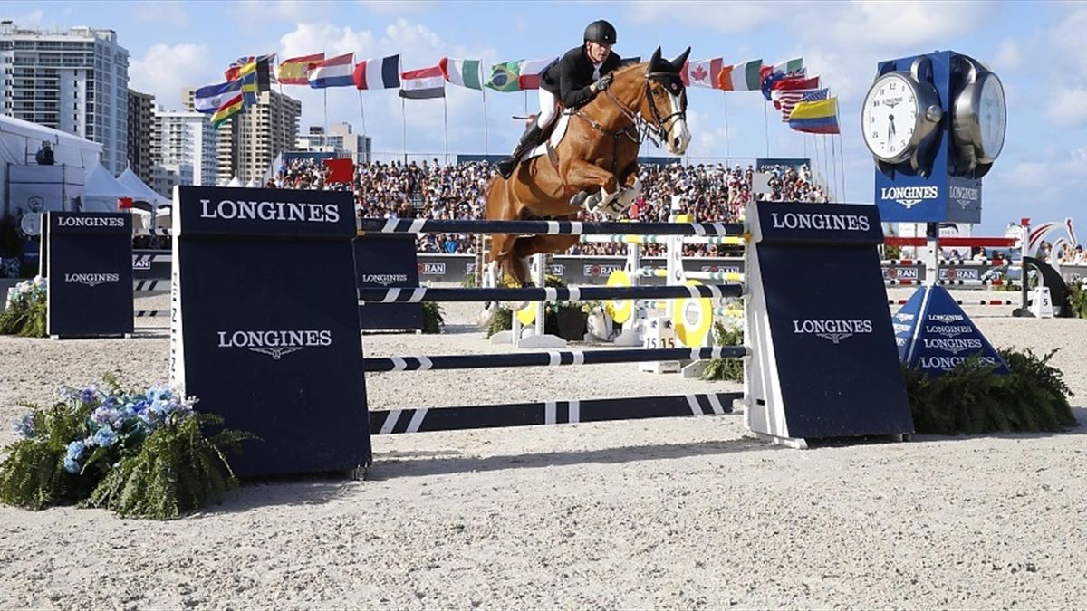 Le Longines Global Champions Tour prend place sur la plage de Miami
