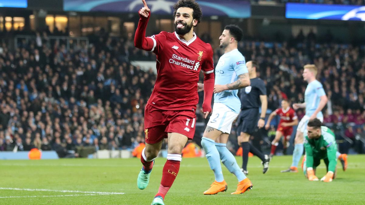 Mohamed Salah a înscris în ultimul meci din campionat, contra lui City