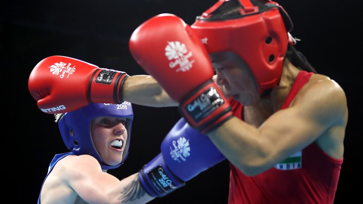 Mary Kom beat Northern Ireland’s Kristina O’Hara to win Commonwealth Games gold (Danny Lawson/PA)