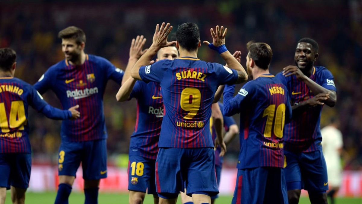 Five-star Barcelona rout Sevilla to win Copa del Rey - Eurosport