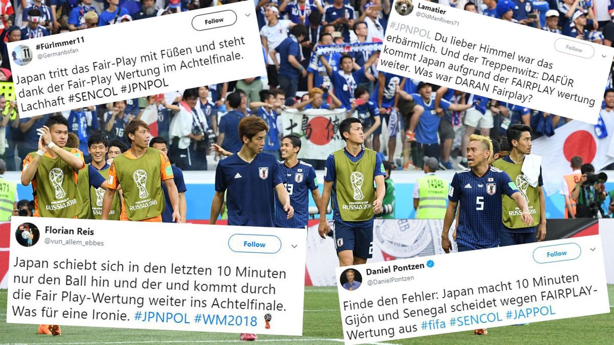 WM 2018 - Beschämend, unwürdig, unfair! Das Netz reagiert auf Japans Anti- Fußball