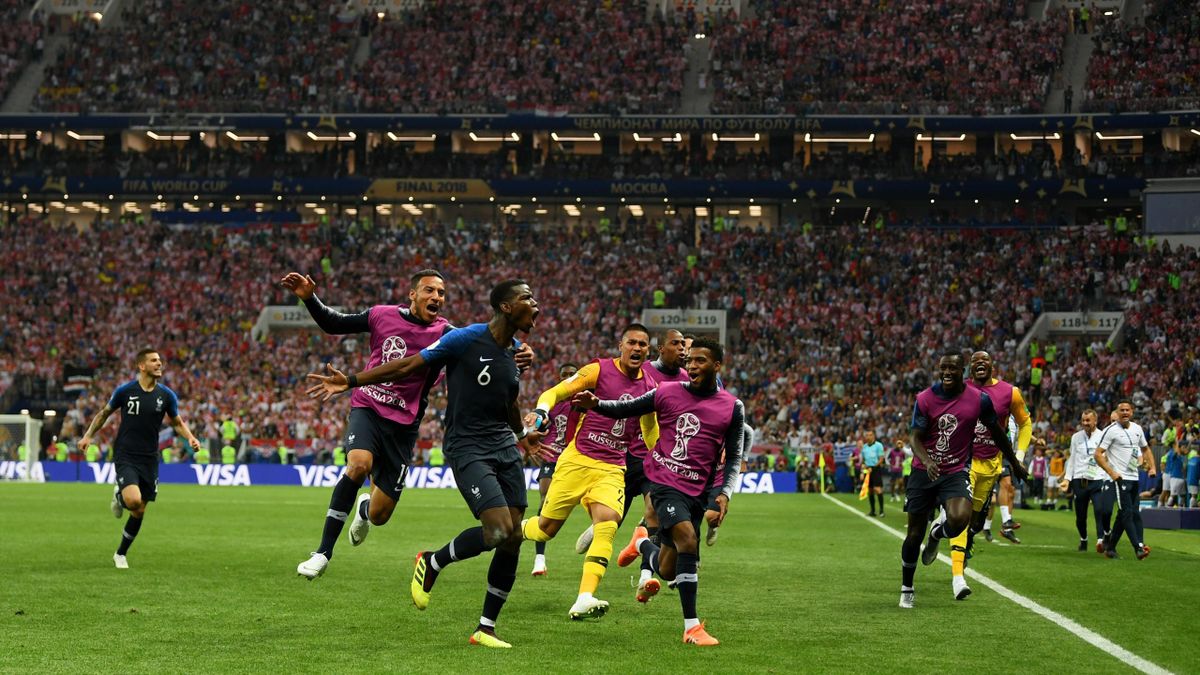 WM Finale Frankreich Kroatien Griezmann Pogba und Mbappe fuhren Frankreich zum Titel Eurosport