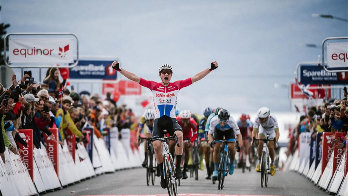 Van der Poel sprints to a second stage win in Arctic Race finale, Chernetski claims overall