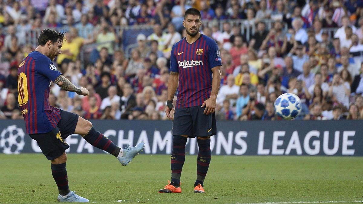 Fotogalería: El golazo de falta de Messi para arrancar la Champions visto desde todos los ángulos
