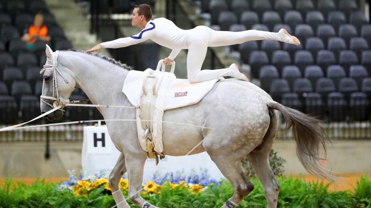 La voltige a fait ses débuts aux Jeux équestres mondiaux Eurosport