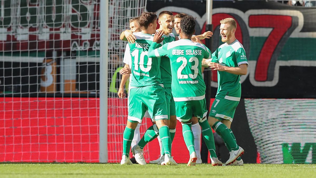 Bundesliga SV Werder Bremen gewinnt Auswärtsspiel beim FC Augsburg