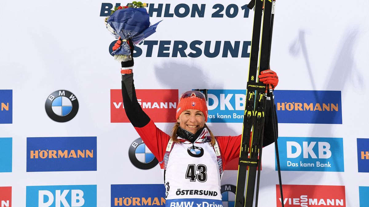 Anastasiya Kuzmina finally earns first Biathlon World Champs title