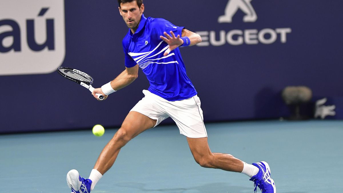 Tennis News Novak Djokovic Starts Bid For Seventh Miami Title With Straight Sets Win Over Tomic Eurosport