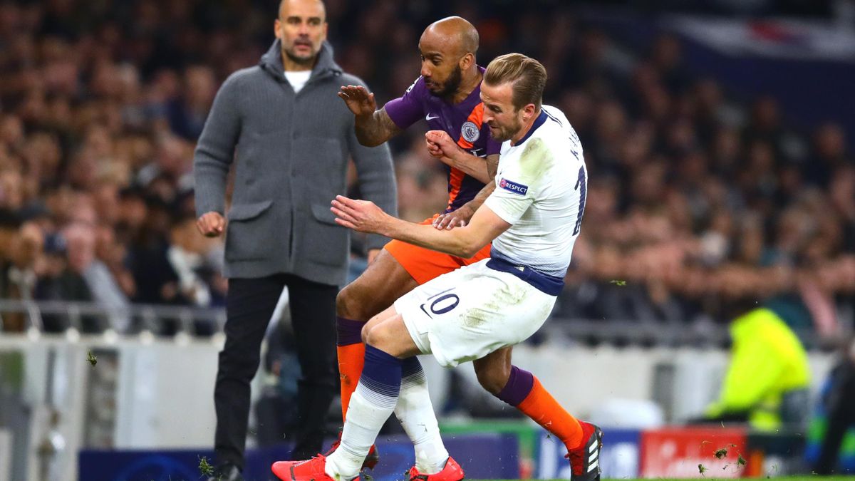 Harry Kane damaged his ankle against Manchester City in the Champions League quarter-finals