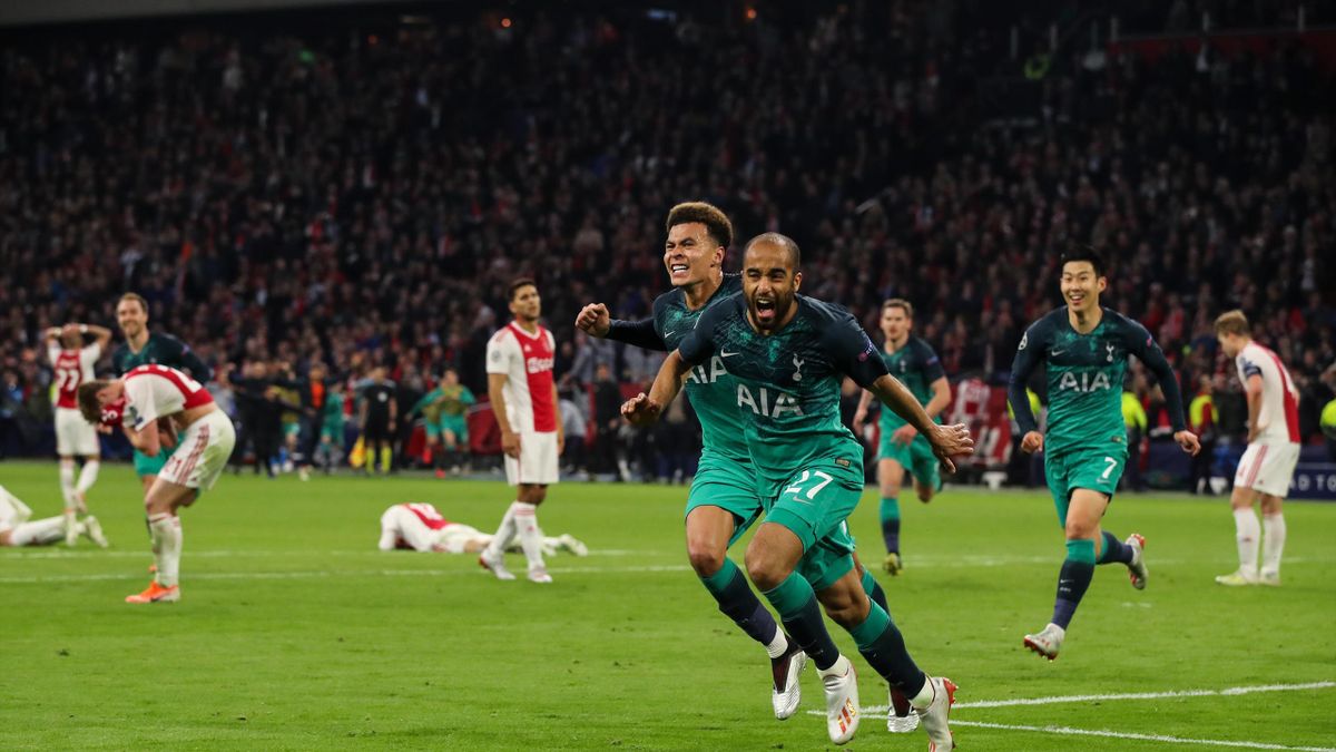 Lucas Moura manda in finale il Tottenham tripletta e 3 2 all Ajax