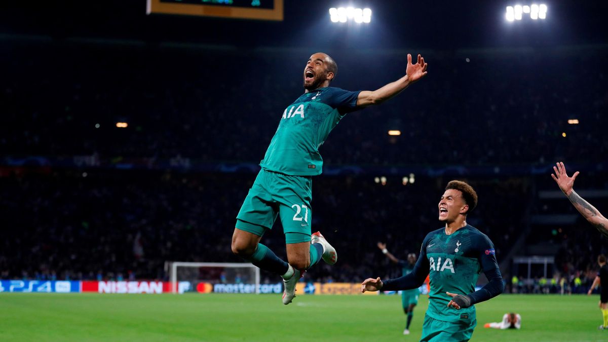 Lucas Moura hat-trick downs Ajax as Tottenham reach Champions League f
