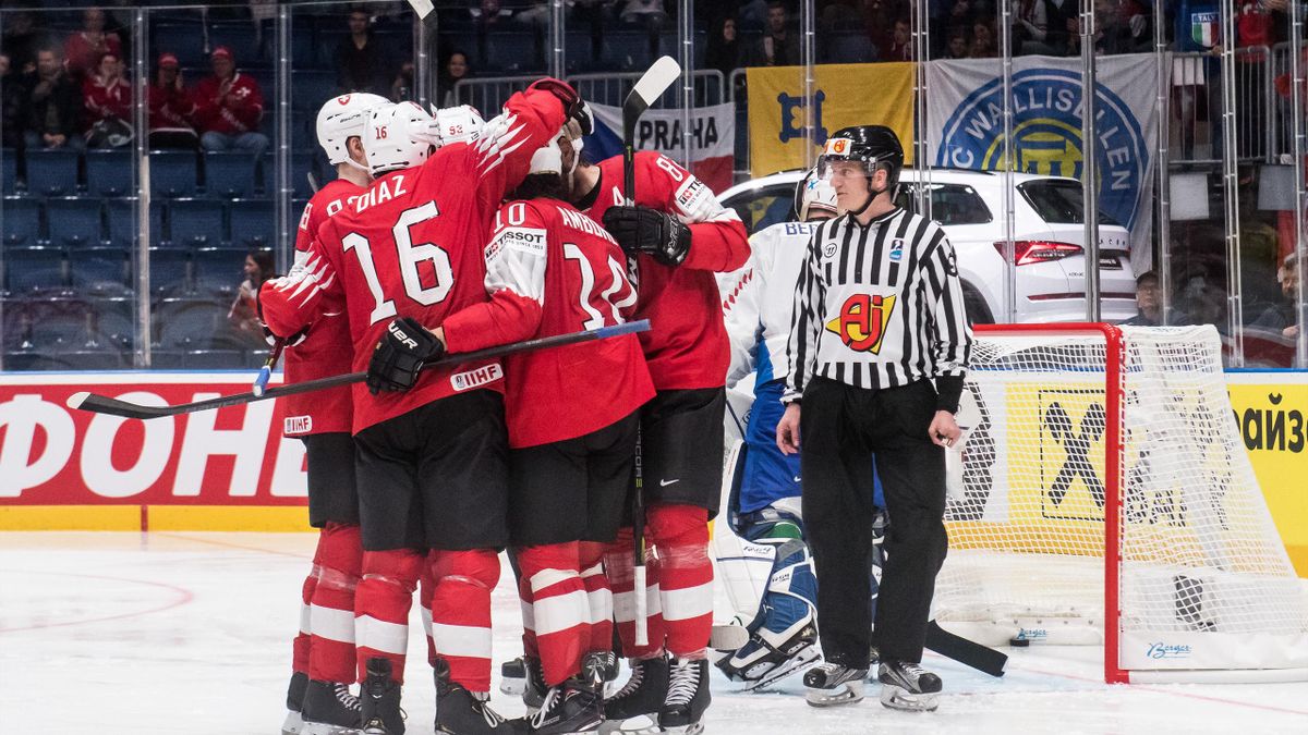 Eishockey Wm Vizeweltmeister Schweiz Startet Mit Kantersieg Eurosport