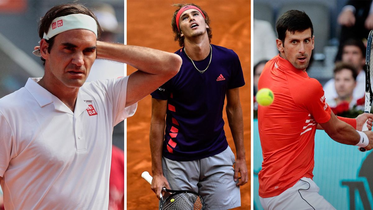 Djokovic, Nadal, Federer, Thiem, Zverev, Tsitsipas Die Sandplatz-Form der Topspieler