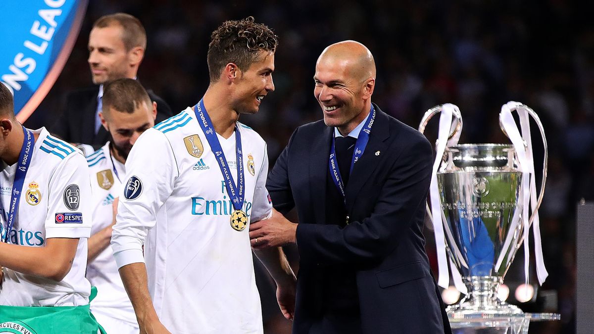 Cristiano Ronaldo und Zinédine Zidane