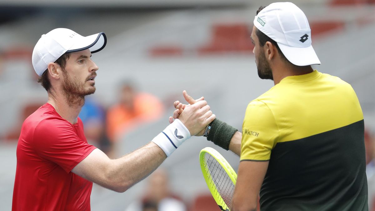 Tennis news - Andy Murray battles past world No 13 Matteo Berrettini in China Open