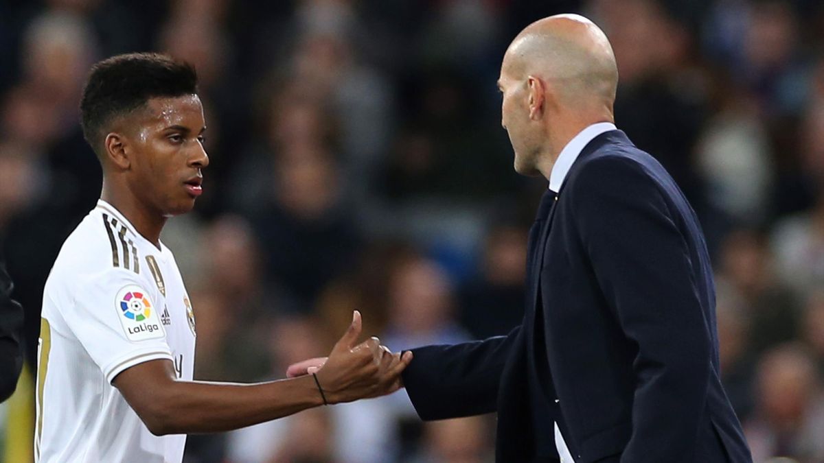Rodrygo Goes y Zidane