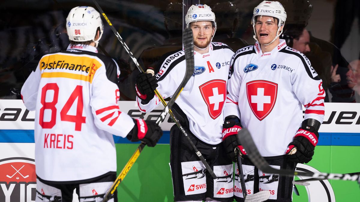 Eishockey Schweiz Startet Mit Sieg In Deutschland Cup Eurosport