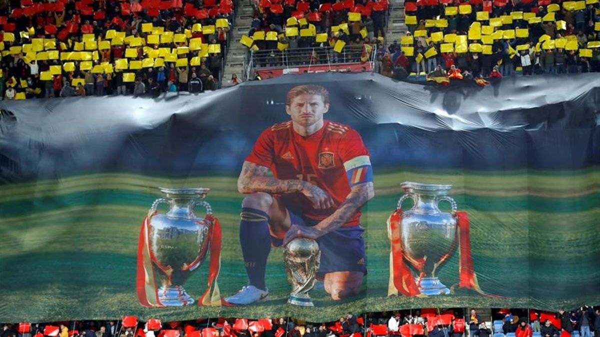 Fotogalería: El homenaje a Sergio Ramos y la goleada de España a Malta