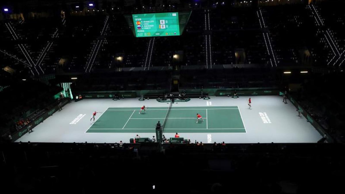 Apto Espesar Pulido La Caja Mágica de la Copa Davis, calentada con infrarrojos - Eurosport