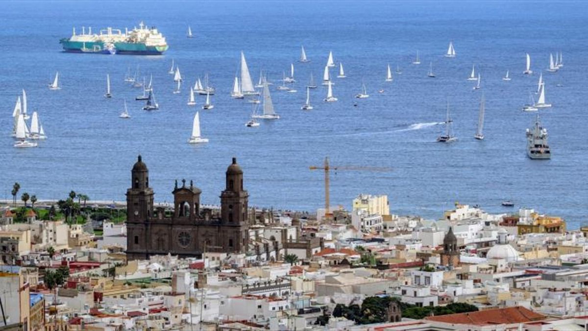 campana Sequía Oceano La 34 regata ARC zarpa de Gran Canaria hacia el Caribe con 1.500  tripulantes - Eurosport
