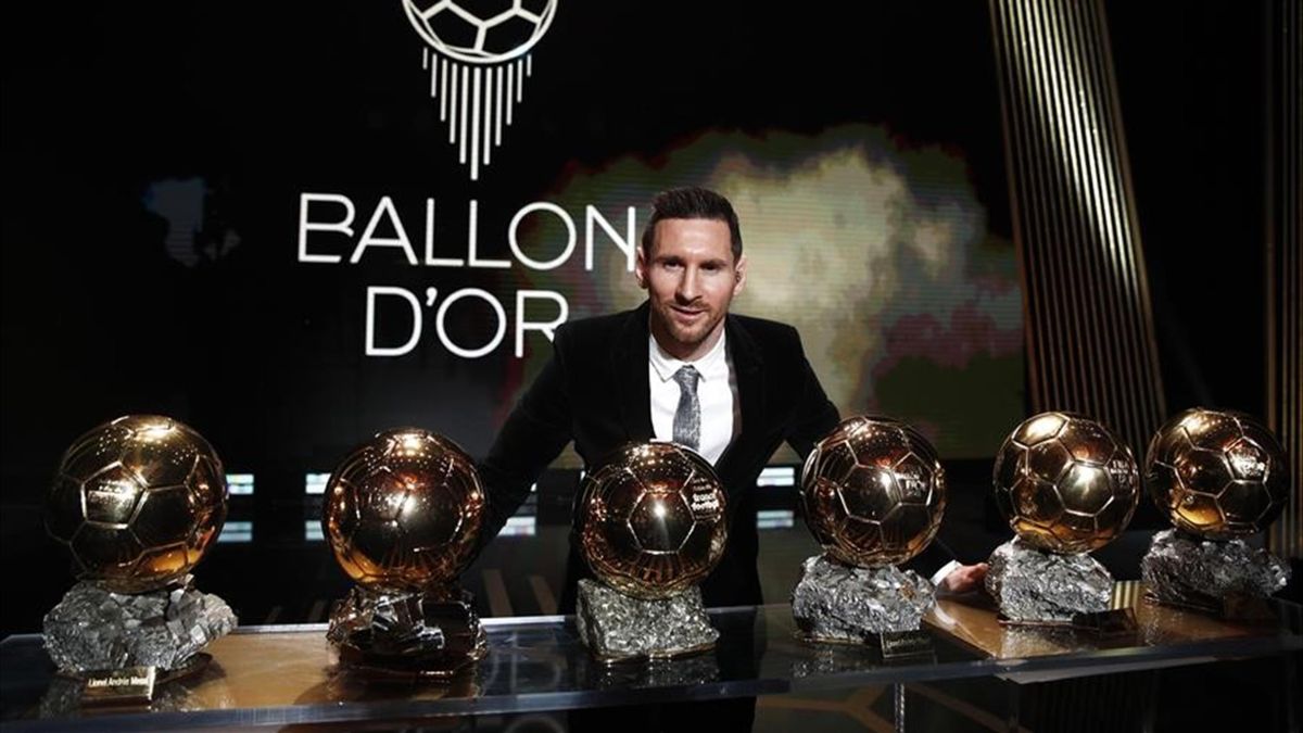 Leo Messi en la Gala del Balón de Oro 2019
