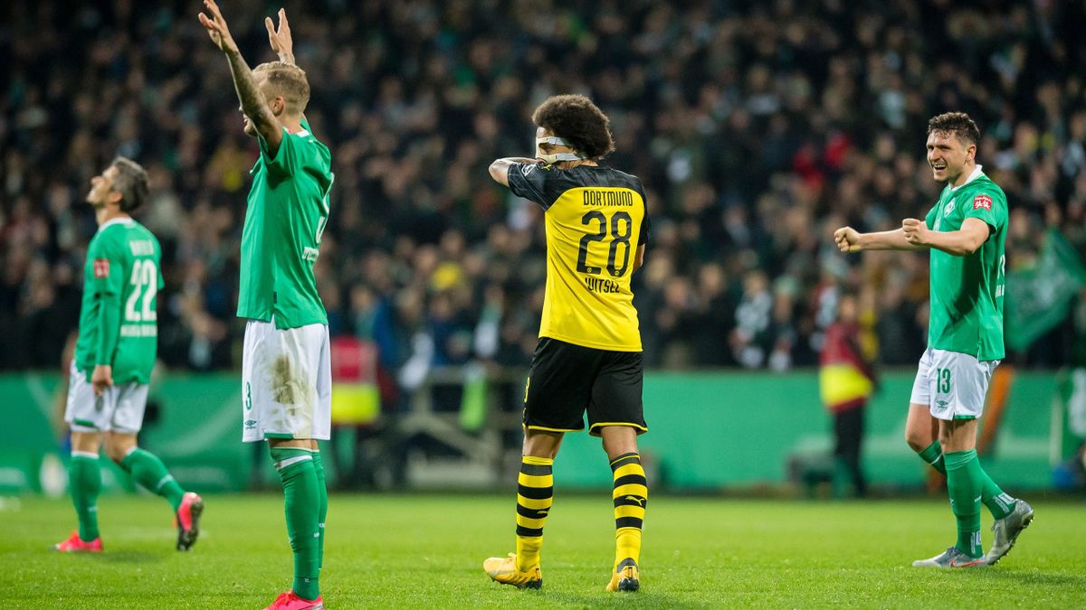 DFB-Pokal Werder Bremen schmeißt Borussia Dortmund aus dem Pokal