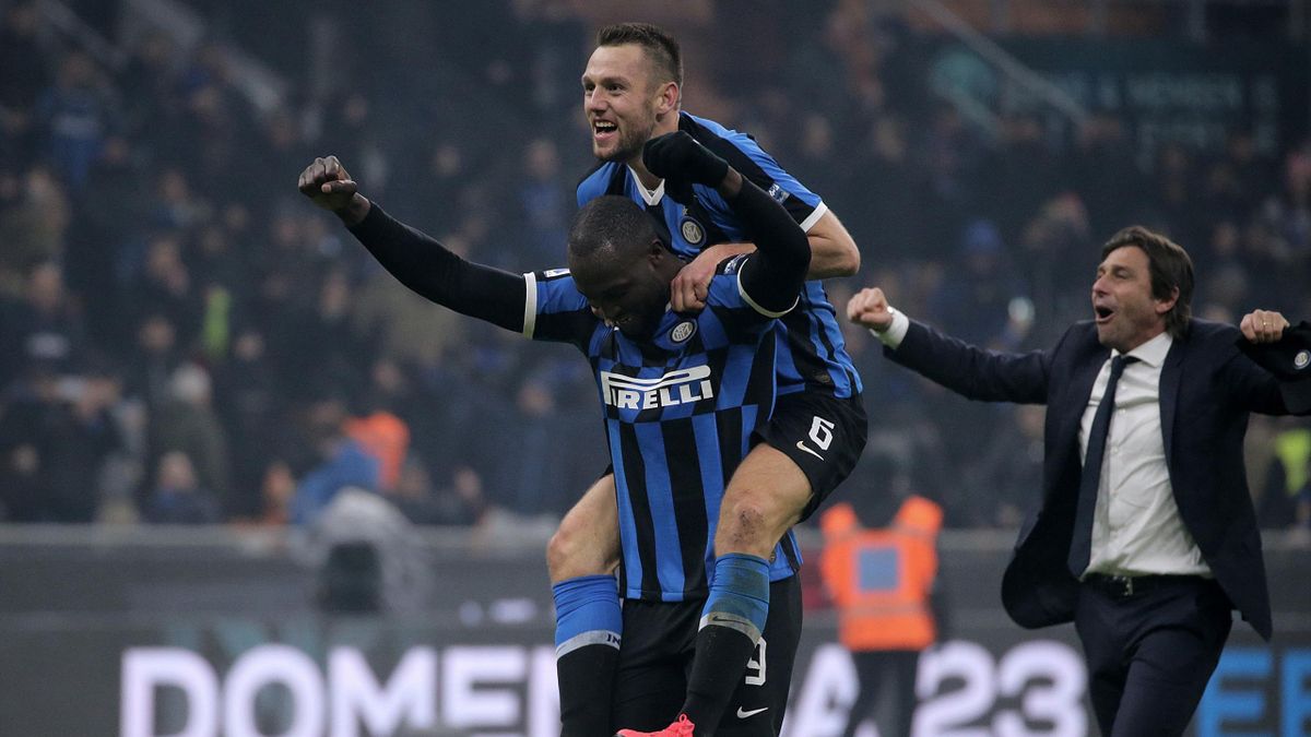 Players of FC Internazionale celebrate at the end of the UEFA Youth News  Photo - Getty Images
