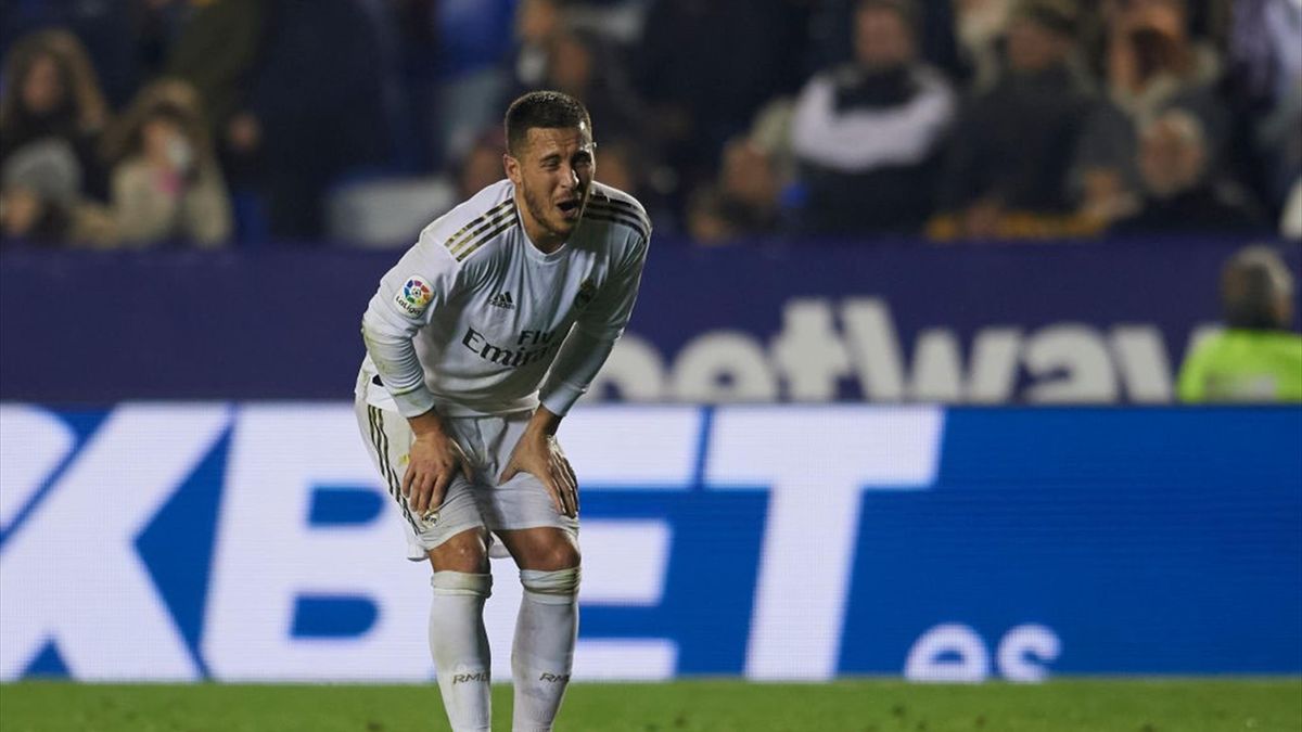 Fotogalería: La lesión de Hazard y las mejores imágenes del Levante-Real Madrid