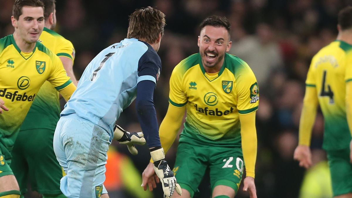 Football news - Norwich shock Tottenham on penalties to reach FA Cup quarter-finals