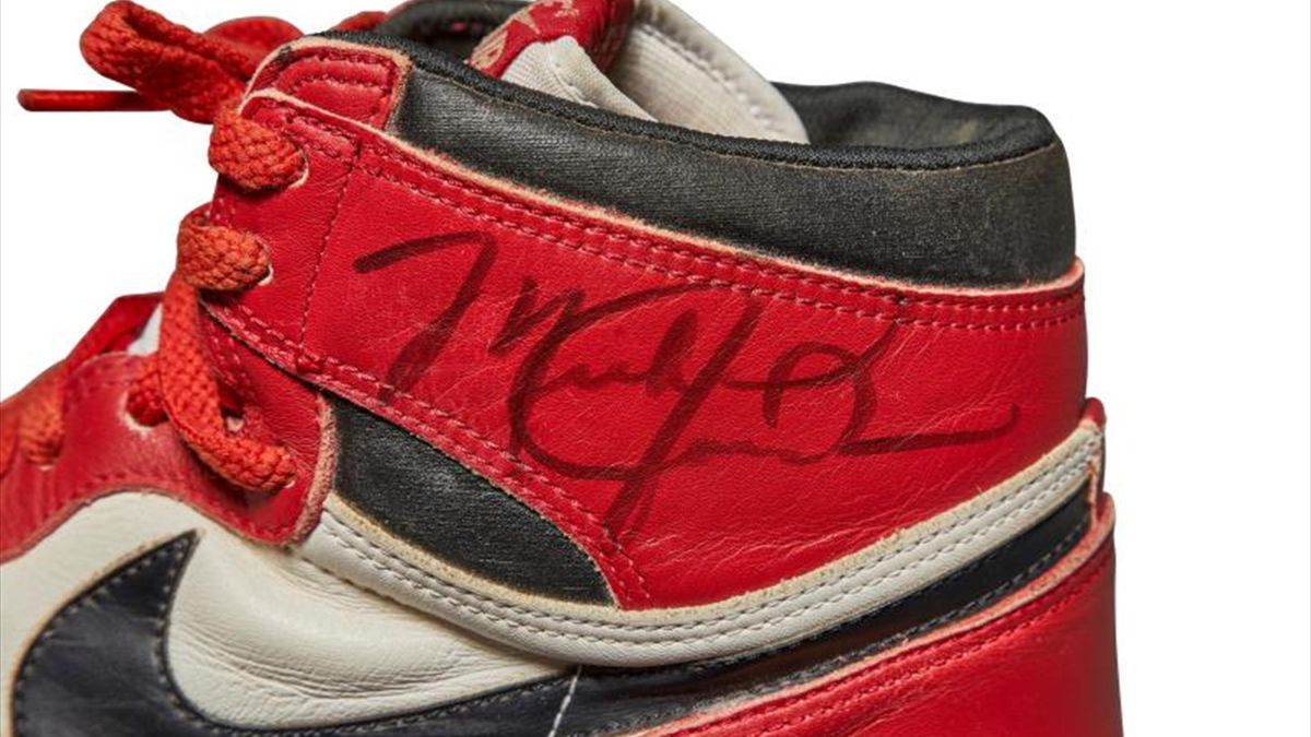 Levántate Horno Constituir Unas Nike Air de Michael Jordan, vendidas por más de medio millón de euros,  rompen récords - Eurosport